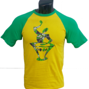 Afrikoncept 'Muscari' Yellow and Green T-Shirt